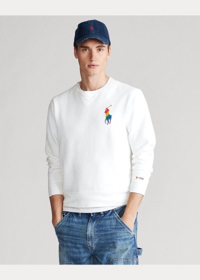 Men's Polo Ralph Lauren Pride Fleece Sweatshirt | 068941SQL